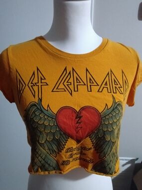 Forever 21 Mustard Yellow Graphic Tee